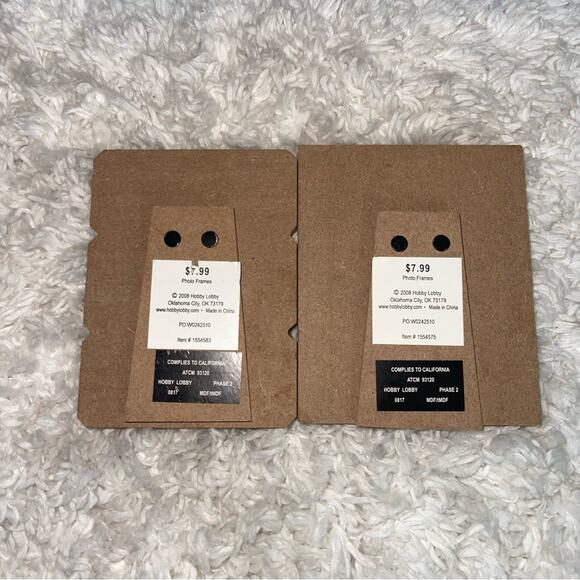 Galvanized Metal Clip Photo Picture Frames - Picture 2 of 6